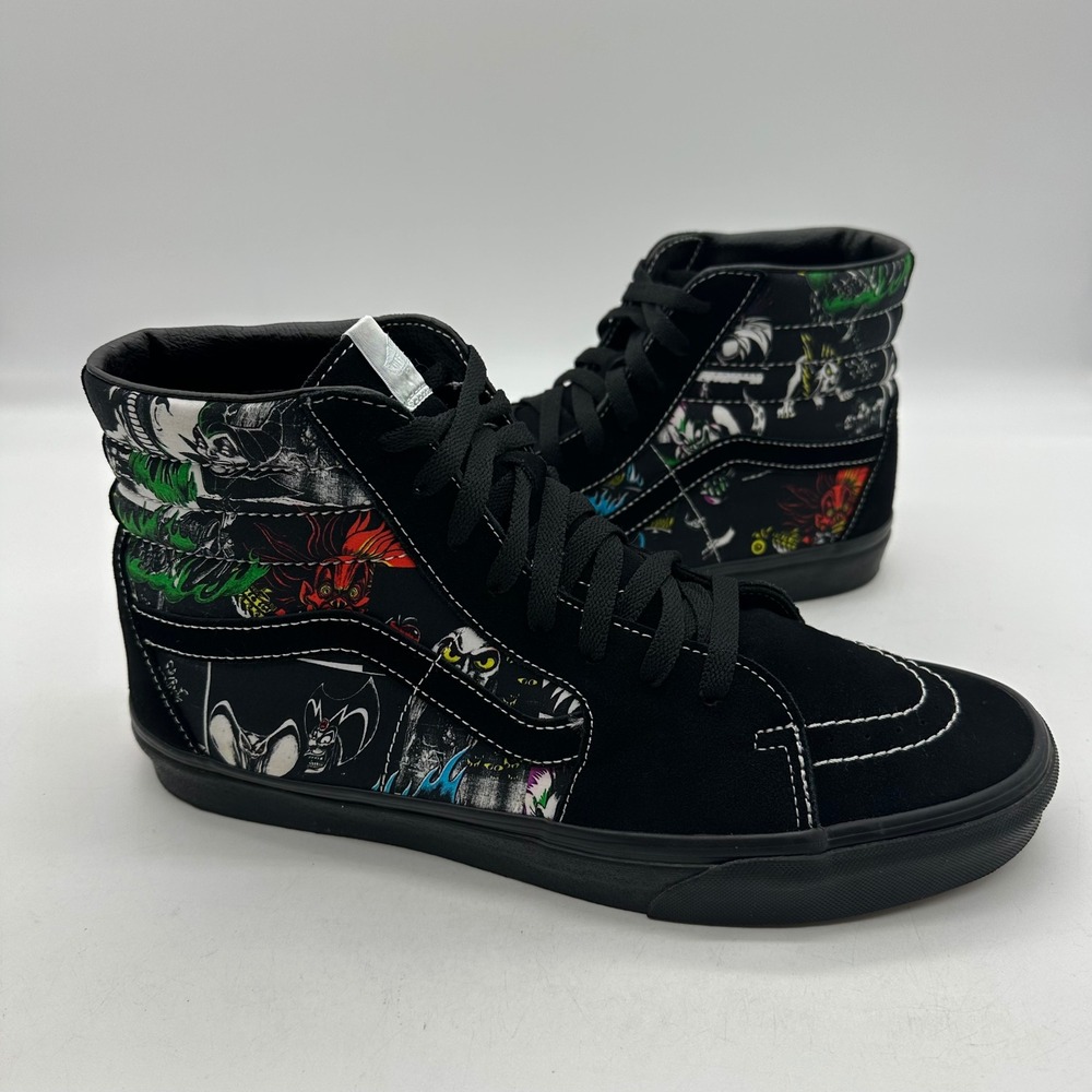 Vans x Disney 100 Villains 721356 Mens 11.5 VN000BW7BMB Sk8-Hi High Sneakers